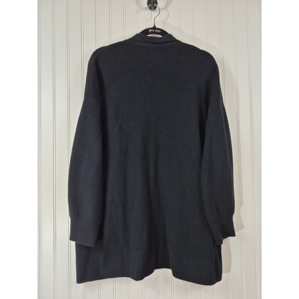 Lululemon Merino Wool Blend Ribbed Thick Knit Cardigan Black Open Front Size
12 - Picture 2 of 9